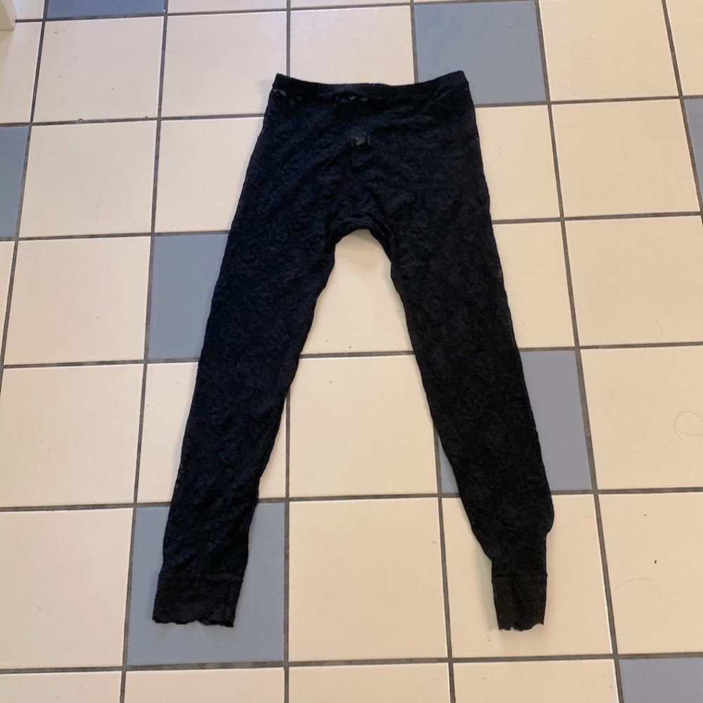 see through lace pants